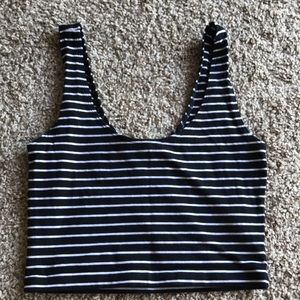 Stripped crop top (size s)